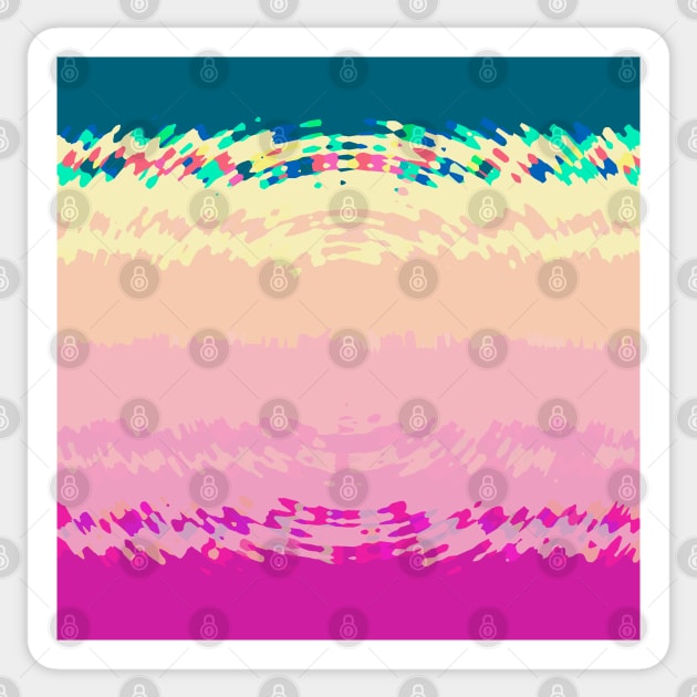 Waves Of Soft Colors Sticker by Peaceful Space AS